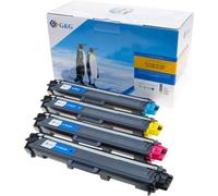 G&G Toner remplace Brother TN-241BK, TN-245C, TN-245M, TN-245Y compatible pack bundle noir, magenta, cyan, jaune 2500 pages 15016