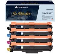 G&G Toner remplace Brother TN-247CMYK compatible pack bundle noir, cyan, magenta, jaune TN-247BK/TN-247C/TN-247M/TN-247Y