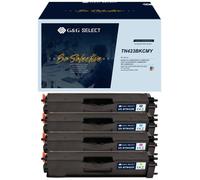 G&G Toner remplace Brother TN-423 compatible pack bundle noir, cyan, magenta, jaune TN-423BK/TN-423C/TN-423M/TN-423Y GS-B423-4P