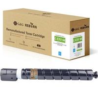 G&G; Toner remplace Canon 5754C002 compatible cyan 25500 pages GR-CEXV64C