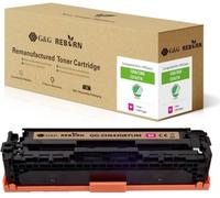 G&G; Toner remplace Canon, HP 125A, 128A, 131X, 716M, 731M compatible magenta 1400 pages Reborn remanufactured 21204