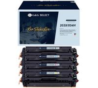G&G; Toner remplace Canon, HP 203X compatible pack bundle noir, cyan, magenta, jaune GS-H203X-4P