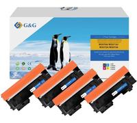 G&G; Toner remplace HP 117A compatible pack bundle noir, cyan, magenta, jaune NT-PH2070BK/C/M/Y-B-V3-4-S1