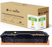 G&G; Toner remplace HP 207A compatible jaune 1250 pages Reborn remanufactured 21283
