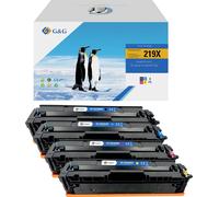 G&G Toner remplace HP 219X, W2190X, W2191X, W2192X, W2193X compatible noir, cyan, jaune, magenta 3200 pages HP 219X