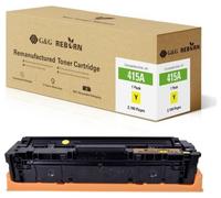G&G Toner remplace HP 415A compatible jaune 2100 pages Reborn remanufactured 21271