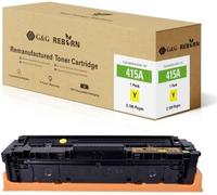 G&G; Toner remplace HP 415A compatible jaune 2100 pages Reborn remanufactured 21271