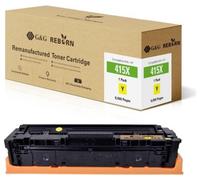 G&G Toner remplace HP 415X compatible jaune 6000 pages Reborn remanufactured 21275