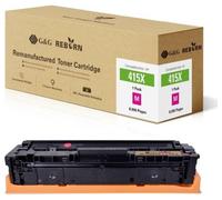 G&G Toner remplace HP 415X compatible magenta 6000 pages Reborn remanufactured 21276
