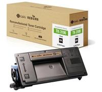 G&G Toner remplace Kyocera TK-3100 compatible noir 12500 pages Reborn remanufactured 21294