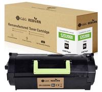 G&G Toner remplace Lexmark 522 compatible noir 6000 pages Reborn remanufactured 21309