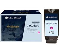 G&G; Toner remplace Lexmark 74C2SME compatible magenta 7000 pages GS-L74C2SM0