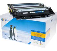 G&G Toner remplace Samsung CLT-P406C compatible pack bundle noir, magenta, cyan, jaune 1500 pages 15007