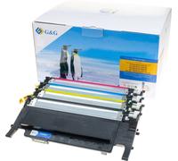 G&G Toner remplace Samsung CLT-P4072C, CLT-K4072S, CLT-C4072S, CLT-M4072S, CLT-Y4072S compatible pack bundle noir, cyan, magenta