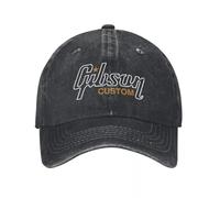 G-Gibsons La Guitare Paul Unisexe Style Casquettes De Baseball Logo Rock Distrsted Casquettes Délavées Chapeau Casial Extérieur Réglable Snapback Cap