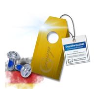 G greengrass tools Lame en titane compatible avec les lames de rechange EcoVacs Chèvre Robot Tondeuse à Gazon, LongLife en acier inoxydable [Incassable DIN EN 50636] Pièce : 12