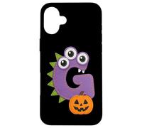 G Halloween Monstre Citrouille Lettre Fun Coque pour iPhone 16 Plus
