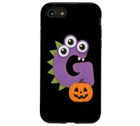 G Halloween Monstre Citrouille Lettre Fun Coque pour iPhone SE (2020) / 7/8