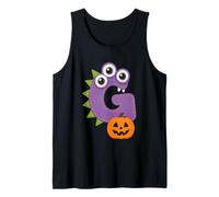 G Halloween Monstre Citrouille Lettre Fun Débardeur