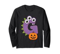 G Halloween Monstre Citrouille Lettre Fun Manche Longue