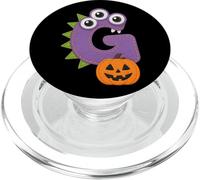 G Halloween Monstre Citrouille Lettre Fun PopSockets PopGrip pour MagSafe