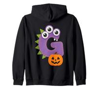 G Halloween Monstre Citrouille Lettre Fun Sweat à Capuche