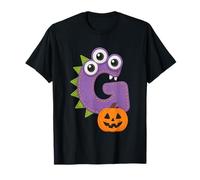 G Halloween Monstre Citrouille Lettre Fun T-Shirt