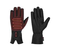 G-HEAT - Gants Chauffants Femme MILANO | Isolation Ouate | Jusqu’à 6h de Chaleur | Index Tactile | Design Léger et Coupe-Vent | Activités Quotidiennes par Temps Froid (Noir, M)