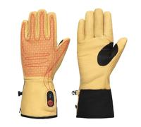 G-HEAT - Gants Chauffants Jardinage | Cuir Résistant & Hydrofuges | Mixte | Grip Renforcé Pouce-Index | Norme EPI EN 388 | Jusqu’à 6h de Chaleur | Idéal Jardinage, Extérieur et Travaux