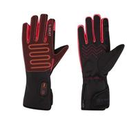 G-HEAT - Gants Chauffants Vélo Active | Imperméables & Coupe-Vent | Mixte | Index Tactile | Jusqu’à 6h de Chaleur | Idéal Vélo, Quotidien et Sports Extérieurs (Noir/Rouge, X-Large)