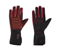 G-HEAT - Gants Chauffants Vélo Active | Imperméables & Coupe-Vent | Mixte | Index Tactile | Jusqu’à 6h de Chaleur | Idéal Vélo, Quotidien et Sports Extérieurs (Noir/Rouge, Medium)