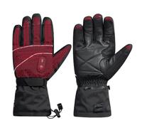 G-HEAT - Gants de Ski Evo-2 - Mixtes - Tactiles - Paume Cuir - Imperméables - Coupe-Vent - Leash Amovible - Usage : Sports d'hiver. Fournis avec Batteries et câble de Recharge