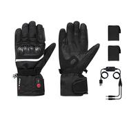 G-HEAT - Gants Moto Chauffants Rider - Mixtes - Étanches - Respirants. Norme CE - Certification 1KP - Usages : Moto, Scooter, Trottinette, VTT. Fournis avec 1 Paire de Batteries et câble de Recharge