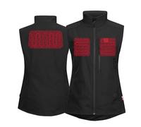 G-HEAT - Gilet chauffant EVO femme - Coupe féminine - Coupe-vent - déperlant - imperméable. Usages : ville, sport, travail. Fourni avec batterie et câble de recharge