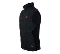 G-HEAT - Gilet Chauffant Homme Sport Déperlant & Coupe-Vent | 3 Zones Chauffantes | Stretch & Ajusté (FR/ES, Alpha/lettres, TTG, Taille normale, Taille normale, Noir)