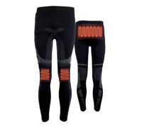 G-HEAT - Legging Seamless Chauffant - Mixte - Anti-Transpirant - Stretch - Usages : Sports, Loisirs, Activités par Temps froids. Fourni avec Batterie et câble de Recharge (S-M)