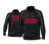 G-HEAT - sous Vêtement Chauffant - Midlayer - Homme - Stretch. Usage : Loisirs Extérieurs, Ski, Sports, Moto. Fourni avec Batterie et Câble de Recharge. (L)