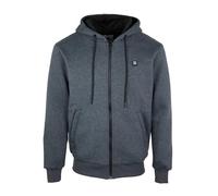 G-HEAT - Sweat Chauffant Zippé à Capuche - Mixte - Coupe Ajustée Usage : Quotidien, Ville, Travail par Temps froids. Fourni avec Batterie et Câble de Recharge (Anthracite, XXXL)