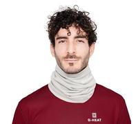G-HEAT - Tour de Cou Rafraîchissant | Anti-Uv, Léger, Respirant et Séchage Rapide | Idéal pour l'Été, Sport, Canicule, Randonnée, Cyclisme, Travail Extérieur (GRIS)