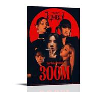 (G) I-dle Tomboy Poster sur toile pour chambre à coucher, décoration murale rétro, 40 x 60 cm, style cadre