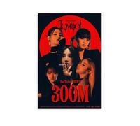 (G) I-dle Tomboy Poster sur toile pour chambre à coucher - Décoration murale rétro - 40 x 60 cm - Style sans cadre