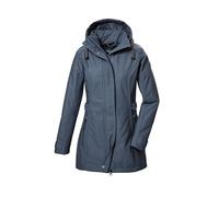 G.I.G.A. DX Femme Gw 22 Wmn Sftshll Prk Softshell Parka/Veste Avec Capuche Amovible, Steel-blue, 48 EU