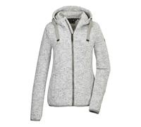 G.I.G.A. DX Femme Veste polaire tricotée/Veste polaire avec capuche GW 52 WMN KNTFLC JCKT, gebrochenes weiss, 46, 42233-000