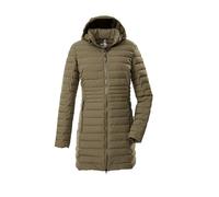 G.I.G.A. DX Femme Parka matelassée/fonctionnelle en aspect duvet avec capuche amovible GW 77 WMN QLTD PRK_Bacarya, schlamm, 38, 43685-000