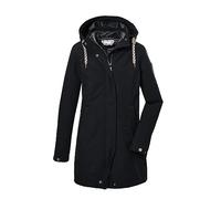G.I.G.A. DX Femme Parka softshell/veste outdoor avec capuche GW 19 WMN SFTSHLL PRK, black, 46, 39842-000