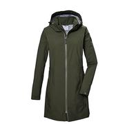 G.I.G.A. DX Femme Parka softshell/veste softshell avec capuche amovible GS 76 WMN SFTSHLL PRK, dunkel olivgrün, 46, 42696-000