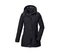 G.I.G.A. DX Femme Softshell Parka/Veste softshell avec capuche amovible GW 22 WMN SFTSHLL PRK, schwarz, 40, 42210-000