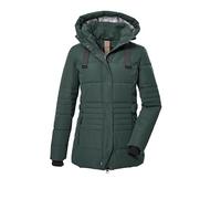 G.I.G.A. DX Femme Veste Matelassée Avec Capuche Amovible/veste Fonctionnelle Aspect Duvet GW 25 WMN QLTD JCKT, Dark Tealgreen, 38 EU