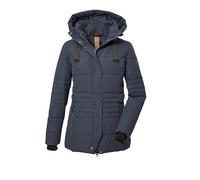 G.I.G.A. DX Femme Veste Matelassée Avec Capuche Amovible/veste Fonctionnelle Aspect Duvet GW 25 WMN QLTD JCKT, Dark Steelblue, 44 EU