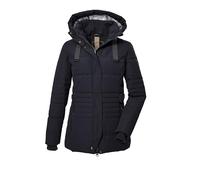 G.I.G.A. DX Femme Veste Matelassée Avec Capuche Amovible/veste Fonctionnelle Aspect Duvet GW 25 WMN QLTD JCKT, Dark Navy, 38 EU